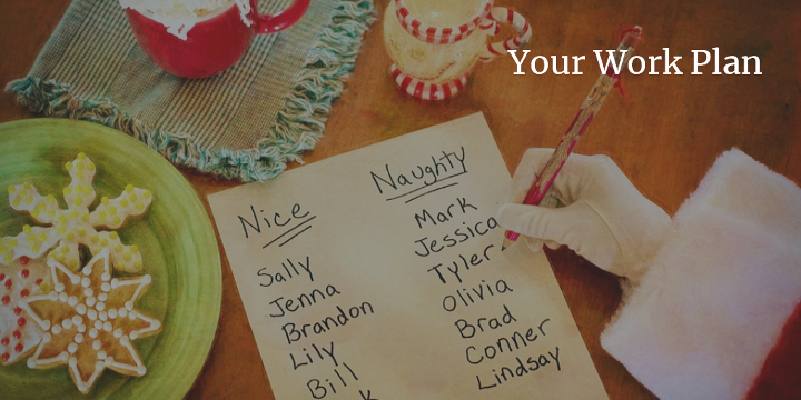 Who’s Ultimate List Maker – Santa, that’s who!